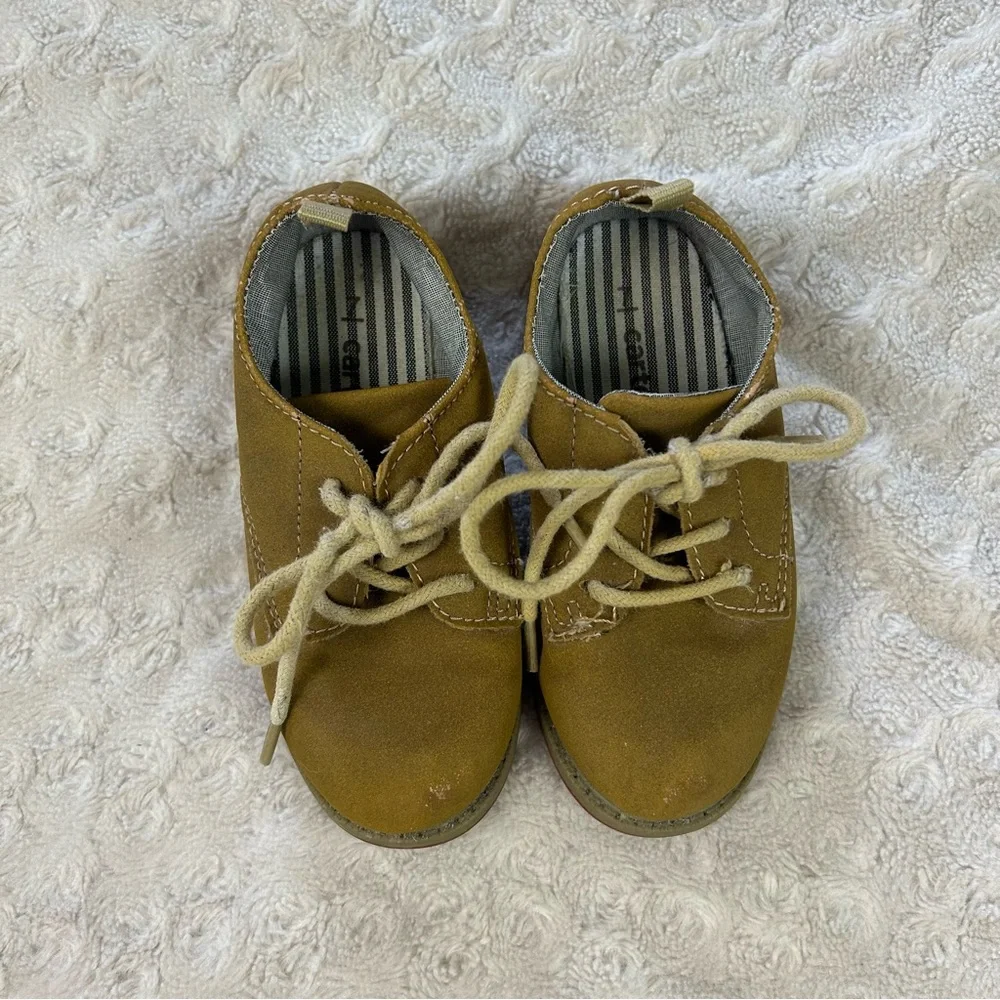Carter’s Loafers Toddler Boy Dress Shoes Tan Size 7